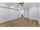Finished basement featuring vinyl floors, recessed lighting, with access to stairs at 2223 Columbia Dr, Decatur, GA 30032