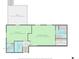 Layout of the Primary bedroom showing a walk-in closet, bathroom, laundry, bedroom, and a deck at 2223 Columbia Dr, Decatur, GA 30032