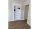 White built in shelving next to a doorway in the room at 3133 Rebecca St, Covington, GA 30014
