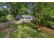 Fenced backyard with lush greenery and a firepit, offering a private and serene outdoor space at 540 Atwood Sw St, Atlanta, GA 30310