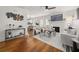 Cozy living room with hardwood floors, fireplace, and ample natural light at 540 Atwood Sw St, Atlanta, GA 30310