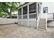 Spacious patio area with a screened-in porch and backyard at 797 Greenwood Ne Ave, Atlanta, GA 30306