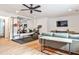 Multi-purpose room with home gym, sitting area, and hardwood floors at 797 Greenwood Ne Ave, Atlanta, GA 30306