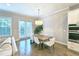 Bright dining area with access to a patio and views of the backyard at 2128 Sonoma Se Dr, Smyrna, GA 30080