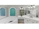 Bright bathroom features a large tub, double vanity, shower, and lots of mirror space at 3722 Somerset Nw Rdg, Kennesaw, GA 30144