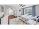 Comfortable bedroom offering carpeted floors, ceiling fan, and natural light at 3722 Somerset Nw Rdg, Kennesaw, GA 30144