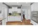 Gourmet kitchen with stainless steel appliances and white cabinets at 3722 Somerset Nw Rdg, Kennesaw, GA 30144