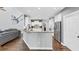 Modern kitchen featuring granite countertops, stainless steel appliances and white cabinetry at 3722 Somerset Nw Rdg, Kennesaw, GA 30144