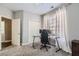 Bedroom featuring a large desk for working and soft carpet at 3901 High Dove Sw Way # 17, Smyrna, GA 30082
