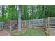 A custom-built chicken coop in the backyard, featuring a fenced enclosure for the chickens at 1657 Millhouse Lndg, Marietta, GA 30066