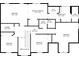 Detailed floor plan showcasing the layout of the home's second level, including room dimensions and features at 4914 Brown Leaf Dr, Powder Springs, GA 30127
