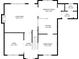Detailed floor plan showcasing the layout of the home's first level, including room dimensions and features at 4914 Brown Leaf Dr, Powder Springs, GA 30127