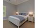 Well-lit bedroom features a comfortable bed, matching nightstands, and a large window at 5045 Huntwood Way, Roswell, GA 30075