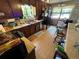 Functional kitchen with dark wood cabinets and modern appliances at 2539 Dogwood Hills Ct, Austell, GA 30106