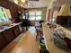 Functional kitchen with dark wood cabinets and modern appliances at 2539 Dogwood Hills Ct, Austell, GA 30106