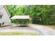 Spacious carport area offering ample covered parking at 320 Williamsburg Cir, Mcdonough, GA 30253