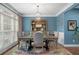 Formal dining room with modern light fixture and large window at 44 Kingsford Xing, Acworth, GA 30101