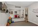 Brightly lit home gym with a mirror, weights, and various exercise equipment at 44 Kingsford Xing, Acworth, GA 30101