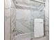 Bathroom showcases a stylish marble shower with modern fixtures and elegant white towels at 1477 Highway 85 Connector, Brooks, GA 30205