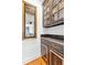 Elegant dining area featuring custom cabinetry and a decorative mirror at 1477 Highway 85 Connector, Brooks, GA 30205