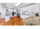 Spacious white kitchen featuring stainless steel appliances and granite countertops at 1477 Highway 85 Connector, Brooks, GA 30205
