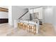 Charming kitchen island with granite countertops, seating for four, and stainless-steel appliances at 1477 Highway 85 Connector, Brooks, GA 30205