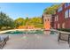 Backyard oasis with a pool and patio, perfect for outdoor relaxation and entertaining at 1477 Highway 85 Connector, Brooks, GA 30205