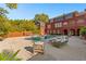 Enjoy poolside lounging and entertaining in this spacious backyard with a sparkling pool at 1477 Highway 85 Connector, Brooks, GA 30205