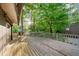 Expansive deck for outdoor living, ideal for grilling and enjoying the natural beauty of the wooded area at 170 Mark Nw Trl, Sandy Springs, GA 30328