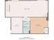 Detailed floor plan showcasing the layout of the home with room dimensions and spatial relationships at 170 Mark Nw Trl, Sandy Springs, GA 30328