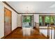 Inviting foyer featuring hardwood floors, double doors, and natural light at 170 Mark Nw Trl, Sandy Springs, GA 30328