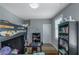 A room featuring a bunk bed, desk, and bookshelf at 1914 Coal Pl, Atlanta, GA 30318