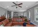 View of the open-concept living space with the kitchen, dining, and living areas at 1914 Coal Pl, Atlanta, GA 30318