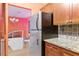 Kitchen with stainless steel appliances and granite countertops at 2479 Peachtree Rd # 601, Atlanta, GA 30305