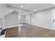 Partially finished basement offering ample room and storage opportunities at 353 Old Rosser Rd, Stone Mountain, GA 30087
