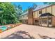 Large wooden deck perfect for entertaining with view of the backyard pool at 5460 Lichenhearth Ct, Stone Mountain, GA 30087