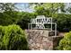 Historic Williams Park sign surrounded by lush greenery and stone base at 2761 Mathews St, Smyrna, GA 30080