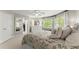 Bedroom filled with natural light showcases neutral walls, carpet flooring and ensuite bathroom at 725 Danbridge Way, Roswell, GA 30076