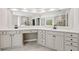 This bathroom offers dual vanity sinks, countertop space and mirrors at 121 Brendylynn Trce, Woodstock, GA 30188