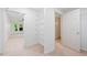 Bedroom walk-in closet offers wire shelving for storage at 121 Brendylynn Trce, Woodstock, GA 30188