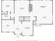 First floor plan featuring a spacious layout including living room, kitchen, dining room, and office at 121 Brendylynn Trce, Woodstock, GA 30188