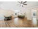 Open concept kitchen seamlessly connects to the dining area for easy and convenient living at 121 Brendylynn Trce, Woodstock, GA 30188