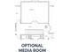 Optional media room located on the 3rd floor at 3268 Lions Ruby Ln, Atlanta, GA 30349