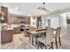 Well-designed kitchen with stainless steel appliances that connects to the dining area at 3501 Great Sky Pkwy, Canton, GA 30114