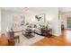 Bright living room with hardwood floors, natural light, and stylish furniture at 490 E Pharr Rd, Decatur, GA 30030