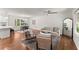 Bright and airy living room featuring hardwood floors, natural light, and modern decor at 800 Breckinridge Sw Rd, Marietta, GA 30064