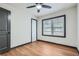 Inviting bedroom featuring a ceiling fan, closet and natural light from the window at 2091 Parker Ranch Se Rd, Atlanta, GA 30316