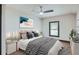 Cozy bedroom with a ceiling fan and stylish furnishings at 2091 Parker Ranch Se Rd, Atlanta, GA 30316