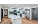Modern kitchen with white cabinets, stainless steel appliances, and a center island at 2091 Parker Ranch Se Rd, Atlanta, GA 30316