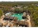 Aerial view of an apartment complex with lake at 27 Lakes Edge Se Dr, Smyrna, GA 30080